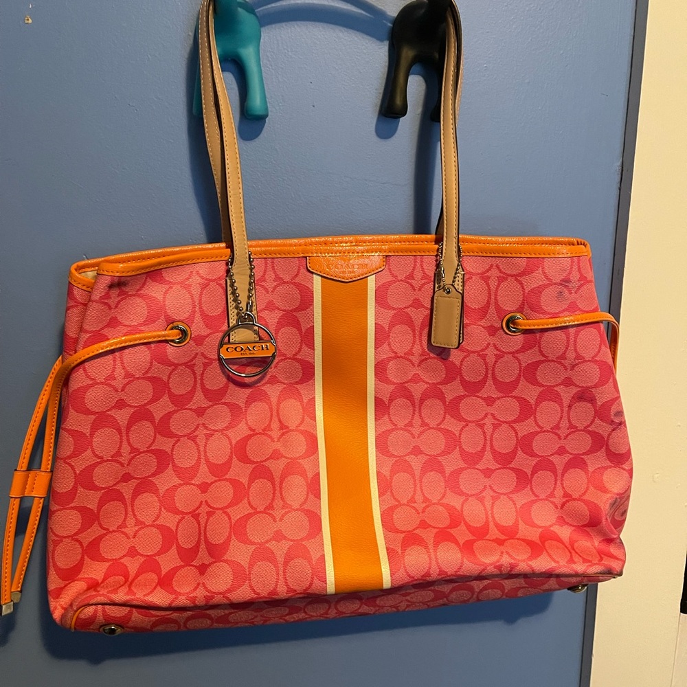 Large Coach tote